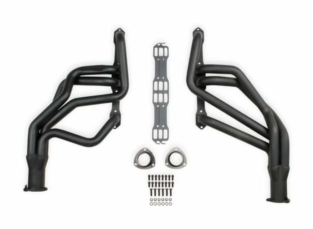 Flowtech Long Tube Header - Black Paint - 13130FLT